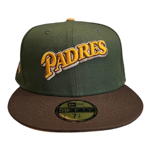 New Era San Diego Padres 59FIFTY Fitted Hat Cap Friar 40 Year Side Patch - Picture 4 of 9